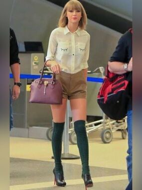 EVERLANE Women's Size 0 Tan Brown Pleated ASO Taylor Swift